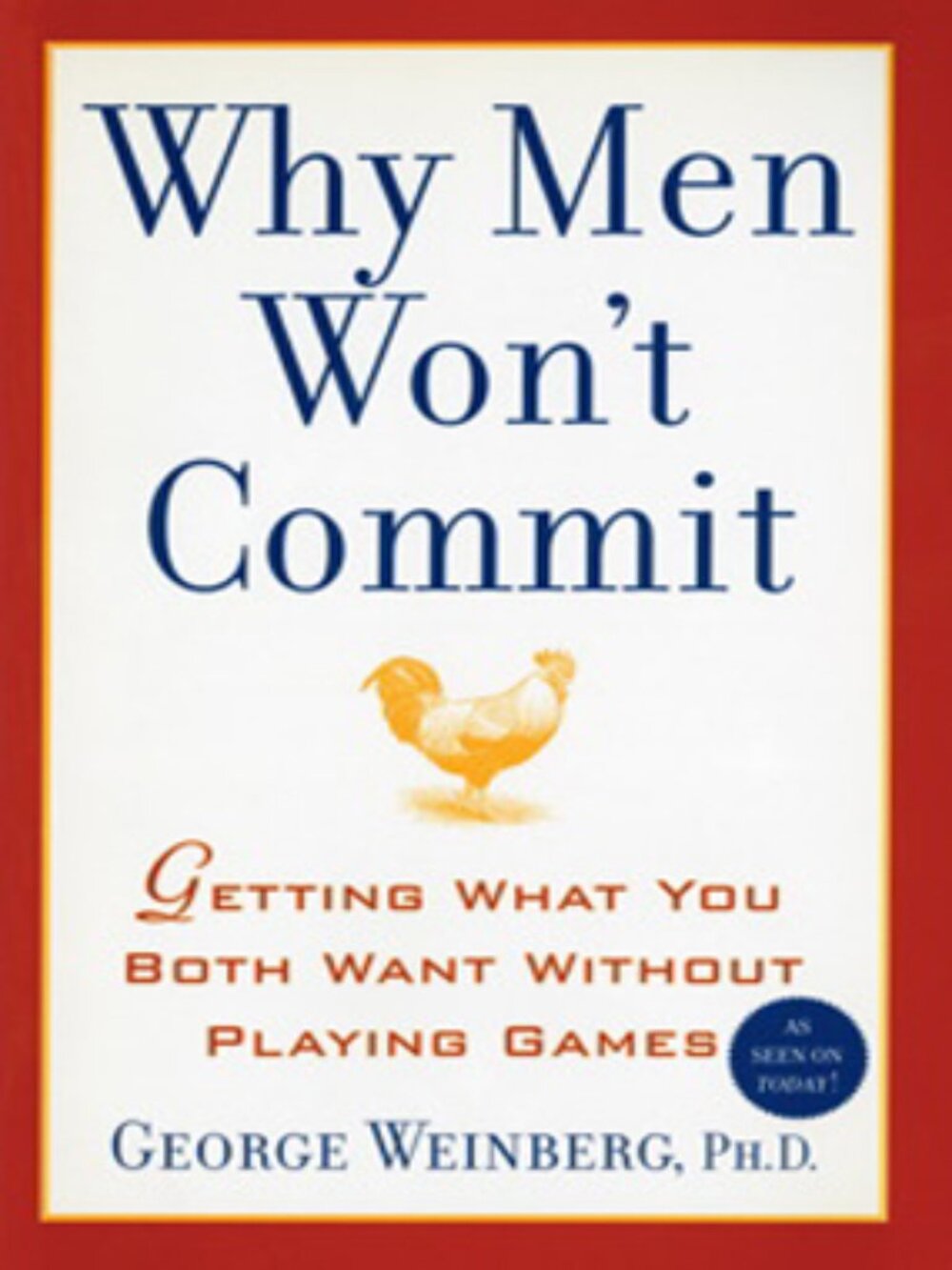 Why Men Won't Commit Hardcover